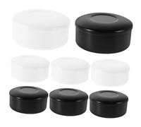 BESPORTBLE 4 Paia scatola degli scacchi contenitore di stoccaggio custodia fornitura di scacchi vai a giocare porta pietre degli scacchi vai al contenitore degli scacchi plastica