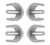 BESPORTBLE 4 Pezzi Accessorio a Morsetto C per Bastone e Deambulatore, ABS | Sgancio Rapido e Sostituzione Semplice, Forma Curva Contemporanea, Uso Versatile su Ausili da Cammino