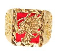 BESPORTBLE 4 Pezzi Anello Del Drago Anello Per Gli Uomini Uomini Gioielli Per I Ragazzi Suonano Per Uomo Maschio Suonano Gli Suona Gli Regolabile Rame D'oro