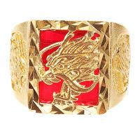 BESPORTBLE 4 Pezzi Anello del drago i ragazzi suonano regolabile anello uomini per uomo suonano gli uomini maschio Anello di dito anelli da dito per le donne Gioielli per uomini Rame D'oro