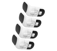 BESPORTBLE 4 pezzi Blocca Cassetti e Armadi Sicurezza Serrature Antipizzicamento in Abs Resistente Chiusura Lock per Frigoriferi Mobili e Cassetti Facilità di Uso con Chiave