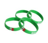 BESPORTBLE 4 Pezzi Braccialetto Commemorativo Bracciali Per L'allenamento Bracciali Calcio Braccialetti Di Bracciali Braccialetto Grosso D'oro Bracciali Per Donne Alla Moda Gel Di Silice