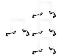 BESPORTBLE 4 Pezzi Correttore per Archetto di Violino 4/4 in Acrilico per | Guida di Allenamento, Migliora L’impugnatura Corretta, Adatto allo Studio del Violino