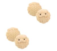 BESPORTBLE 4 Pezzi Di Pallamano Intagliato Palline Piccole Per Le Palla Da Massaggio Palline Per Le In Legno Massaggiatori Per All'Aperto Rilassanti In Legno