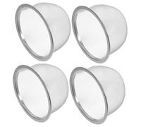 BESPORTBLE 4 pezzi Filtri in Acciaio Resistenti per Tè Sfuso Colino Fine Riutilizzabile per Infusore Erbe Leggero e Compatto per Casa e Ufficio Filtro Permanente per Infusione