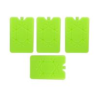 BESPORTBLE 4 Pezzi Impacco di Ghiaccio Riutilizzabile 200ml Verde per Bento | Design Salvaspazio, PE Resistente, Raffreddamento Rapido, per Borse Scuola e Uso Ufficio, Pesca