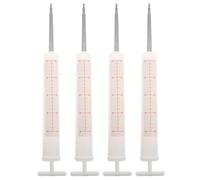 BESPORTBLE 4 Pezzi Jumbo siringa Prop: siringa di Halloween - novità Giocattolo iniettore Costume Prop per Feste di Carnevale Photo Booth e Gioco di Ruolo del Dottore