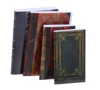 BESPORTBLE 4 Pezzi Mini Libri in Miniatura per Casa delle Bambole Accessori Decorativi Resistenti e Versatili per Scenari Domestici e Ufficio