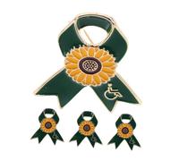 BESPORTBLE 4 Pezzi Spilla Decorativa in per Volontariato e Beneficenza Distintivo Consapevolezza Disabilità per Borse e Divise