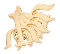 BESPORTBLE 4 pezzi Spille da Giacca Eleganti Lettere Greche Psicologo in Lega Retrò Spille Decorative per Abiti Borse e Calzini per Party e Regali Significativi