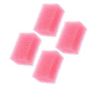BESPORTBLE 4 Pezzi Spugna per Trucco Speciale Rosa per Halloween Effetto Cicatrice e Copertura Sopracciglia, Spugnetta in Materiale Morbido per Feste a Tema e Carnevale