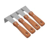 BESPORTBLE 4 Pezzi Strumenti per Raschiare Corteccia con Forgiata Manuale per Rimozione Corteccia Alberi da Frutto Utensile Resistente per e Lavori Falegnameria