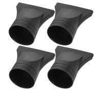 BESPORTBLE 4 Pezzi Ugello Versatile e Facile da Installare in Plastica Concentratore Stretto Nero per Asciugacapelli Adatto a Bocchette da 4-4,8cm per Uso Domestico e Professionale