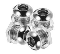 BESPORTBLE 4 Pz Viti Di Sfiato Per Rullante Parti Di Tamburi Prese D'aria Per Tamburi Con Guarnizioni Dadi Strumenti Musicali Accessori Attrezzi Pezzi Di Ricambio Forniture Per Tamburi