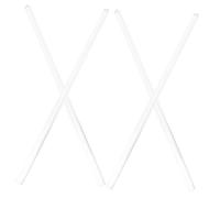 BESPORTBLE 4 Righello Mahjong Trasparente Cristallo Push Tool Preciso e Riutilizzabile Accessorio Mahjong per Familiare