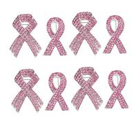 BESPORTBLE 4 Set Distintivo Di Delle Cure Distintivo Del Per Pin Di Smalto Consapevolezza Del Umore Spille Spilla Id Chiave Pin Di Risvolto Rosa Cristallo 2 Pezzi*4