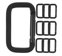 BESPORTBLE 4 Set Moschettone Chiusura Chiave Robusto Portachiavi Da Campeggio Per Attività Allaperto 10 Pezzi * 4