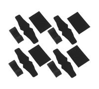 BESPORTBLE 4 Set Poggiapunta per Arco Compound Adesivo Antiscivolo, Neri | Pelle Artificiale, Stabilità della Freccia, per Caccia e Attività All'aperto, Accessorio Leggero