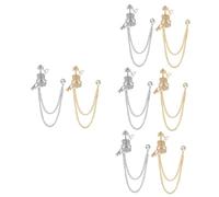 BESPORTBLE 4 Set Spilla Violino Abito Da Spilla Pin Del Violino Spilla Per Violino Smalto Sartoria Freddo Boutonniere Spilla Musicale Spilla Strumento Musicale Pin Del Vestito Lega 2 Pezzi*4
