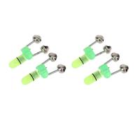 BESPORTBLE 40 Pezzi Allarme Abboccata LED per Canna da Pesca, Clip, Verde | Segnalatore Notturno per Pesca in Buio Totale, Design a Morsetto, Plastica e Metallo, per Professionisti
