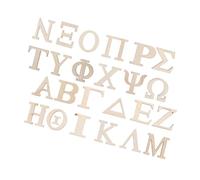 BESPORTBLE 48 Piastrelle in Legno per Apprendimento Alfabeto e Numeri Educativo per Riconoscimento Lettere Superficie Liscia per Giochi di Parole e Pratica Fonetica Facile da