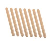 BESPORTBLE 4Paia Bacchette Ritmiche Legno Naturale per Strumenti Musicali per Percussioni per attività Educative e Sviluppo Musicale nei Nidi e nelle Scuole