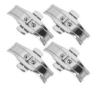 BESPORTBLE 4pcs Deployment Clasp: Steel Watch Band Buckle Replacement Butterfly Clasp for Watch Straps - Secure and Stylish Closure Buckle Part for Men Women Watchband