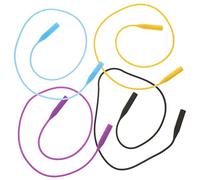 BESPORTBLE 4pezzi Catenella Per Occhiali Da Sole in Silicone Antiscivolo Cordino Per Supporto Per Cinturino Per