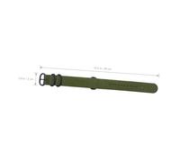 BESPORTBLE 4pezzi Cinturini Per Orologi in Nylon Resistenti Cinturino Asciugatura Rapida Facile Non Sbiadisce Facilmente Adatto Per Fitness Nuoto Doccia Alpinismo Versatile