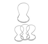 BESPORTBLE 4pezzi Plettri Per Chitarra in Metallo Accessori Per Fingerpicking Plettri Regolabili Per Dita Per Tecniche Di Chitarra e Facile Trasporto