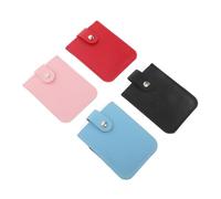BESPORTBLE 4pezzi Portacarte Pu Chiusura Snap Organizer Estraibile e Impilabile Per Visita e