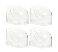 BESPORTBLE 4pezzi Scatola Plastica Trasparente Contenitore Per Orologi Scatole Trasparenti Per Esposizione Di Gioielli Piccole Custodie Porta Orologi Per Proteggere e Esibire Oggetti Valorosi