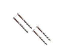 BESPORTBLE 4pezzi Viti Per Piastra Del Manico Della Chitarra in Metallo Per Piastra Di Montaggio Del Giunto Del Manico Per Chitarra Elettrica e Basso