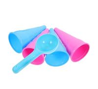 BESPORTBLE 5 Coni Gelato per Giocattoli Spiaggia Estivi Colorati Accessori per Gioco Allaperto Ragazzi e Ragazze Materiale Plastico Sicuro e Resistente per Sabbia e