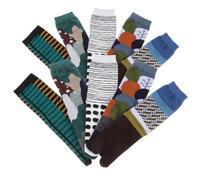 BESPORTBLE 5 Paia Calzini in Cotone Morbido e Ben Realizzato con Dita Divise, Design Semplice e Creativo per Stagioni Calde