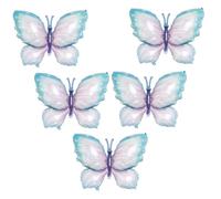 BESPORTBLE 5 Palloncini in Alluminio a Forma di Farfalla, Decorazioni per Feste di Compleanno e Comunione, Palloncini Creativi in Foil per Addobbi Fotografici e Party All’aperto