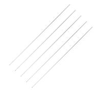 BESPORTBLE 5 Pezzi Ago per Esca Vermi 20cm in Acciaio Inossidabile Argento | Anima Cava, Punta Arrotondata e Profilo Affusolato, Caricamento Rapido Dell’esca Viva, per Pesca in Lago