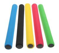 BESPORTBLE 5 Pezzi Bastoncini da Corsa Leggeri in Spugna Impugnatura Antiscivolo per Staffette Scolastiche, Testimone Sprint Riutilizzabile per Gare di Corsa e attività Sportive all’Aperto