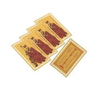 BESPORTBLE 5 Pezzi Carte Portafortuna Taisui in Metallo Tradizionale Cinese per Protezione Ricchezza Fortuna e Successo Decorazioni Portatili per Casa Ufficio e Auto per Festa di Primavera