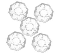 BESPORTBLE 5 Pezzi Copri Pedali Chitarra in Plastica, Tappo per Interruttore Pedale da 10mm, Protezione Riutilizzabile per Effetti, per Chitarra