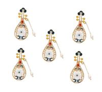 BESPORTBLE 5 Pezzi Pin PIPA Nozze spille da donna spilla musicale Spille per le donne Decorazione del matrimonio genere bomboniere matrimonio Gioielli per il mammario spilla di liuto lega