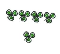 BESPORTBLE 5 Pezzi Spilla Trifoglio sciarpa da donna a forma di argento quadrifogli floreale pins mujer spilla per copricapo calzante spilla per uomo spilla per vestiti Lega di zinco Green