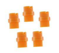 BESPORTBLE 5 Pezzi Ugelli Spruzzatori a Ventaglio in PP Giallo Resistente per Nebulizzatori da Giardino Distribuzione Copertura Uniforme
