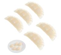 BESPORTBLE 5 Ravioli Artificiali PVC per Decorazioni e Fotografia Simulazione Cibo per Giocattoli Educativi e Mostre