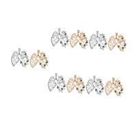BESPORTBLE 5 Set Accessori Per Il Cuore Delle Foglie Spille E Spilla Spille Da Donna Pin Di Risvolto Spille Di Organi Umani Spille Per Vestiti Pin Di Metallo Heartbrooch Lega 2 Pezzi*5