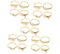 BESPORTBLE 5 Set Anello Di Dinosauro Accessori Per Dinosauri Per Le Donne Anelli Di Dinosauro Anelli Regolabili Per Ragazze Adolescenti Gioielli Da Ragazza Lega D'oro 4 Pezzi * 5