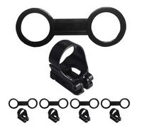 BESPORTBLE 5 Set di Supporto per boccaglio per Cinturino per Maschera Subacquea a Forma di 8, Clip di Fissaggio per boccaglio, Fibbia Automatica Riutilizzabile, Accessori per Attrezzatura da
