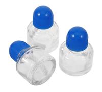 BESPORTBLE 5 Set Mini Lampade Vetro Con Riscaldatore Alcolico Portatile Per Laboratorio E Campeggio Corpo Vetro Spesso E Materiale Assorbente Per Facile Da Usare E Resistente Al 3 Pezzi * 5