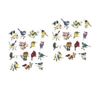 BESPORTBLE 5 Set Panno Da Ricamo A Patch Cucire La Toppa Cucire Sulla Toppa Applique Ricamato Cerotti Del Ricamo Toppe Decorative Per Abbigliamento Filo Da Ricamo 15 Pezzi * 5
