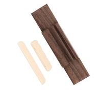 BESPORTBLE 5 Set Ponte Ukulele in Legno Professionale Ponte Sella e Capotasto Resistente e Durevole Parti Ricambio per Ukulele con Finitura Artigianale Elegante